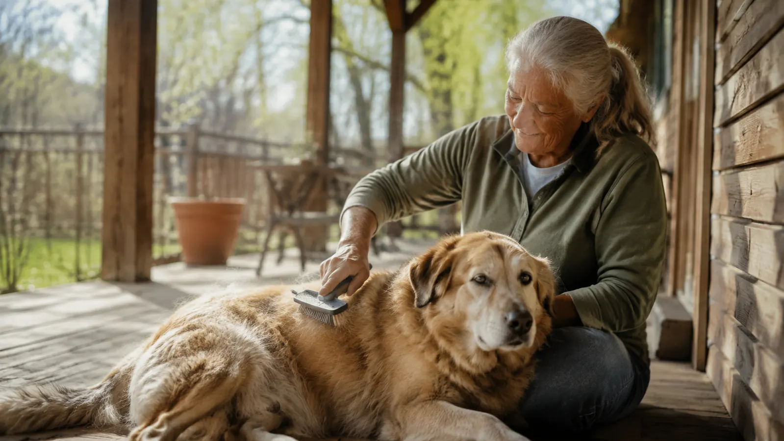 How The FURminator Tamed Our Dogs' Spring Shed
